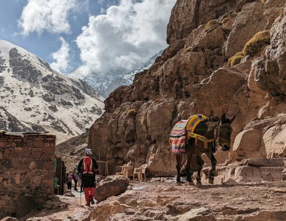 Hiking Ascent Mount Toubkal